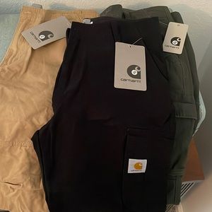 BNWT 3 pairs of carhartt cargo pants